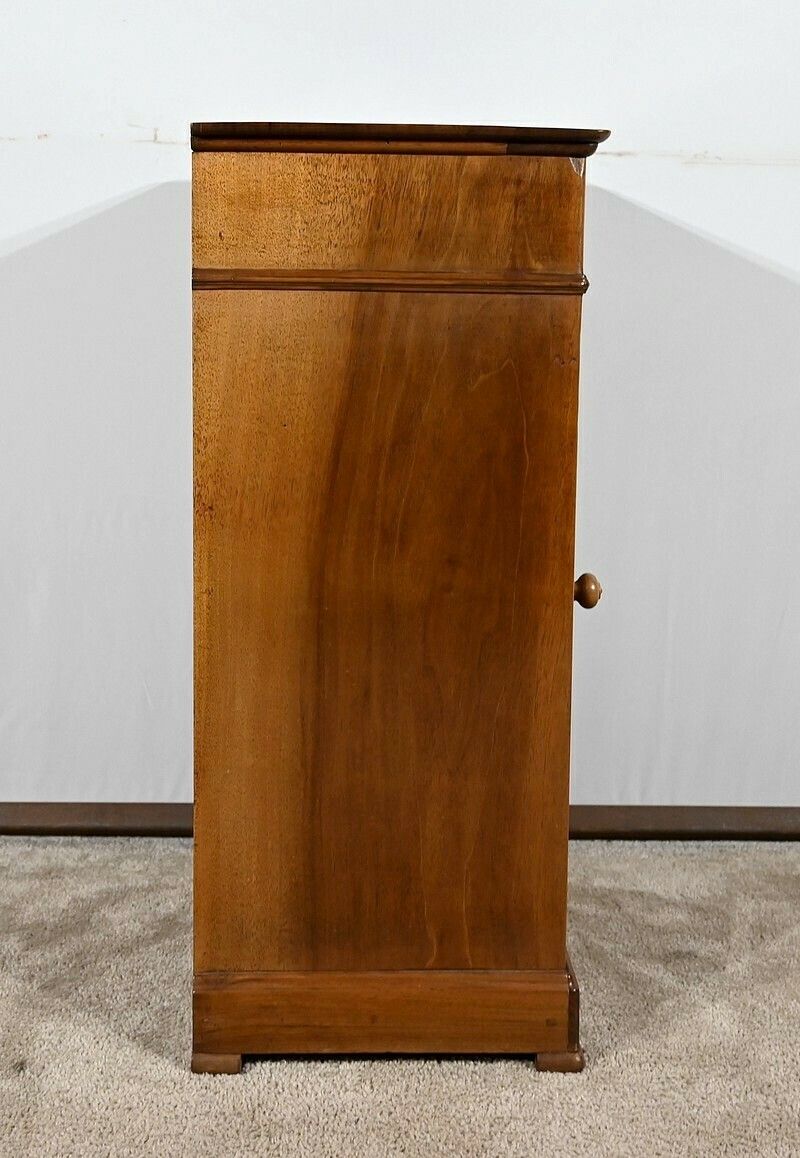 Furniture Small Walnut Bedside Cabinet – Late 19th Century photo