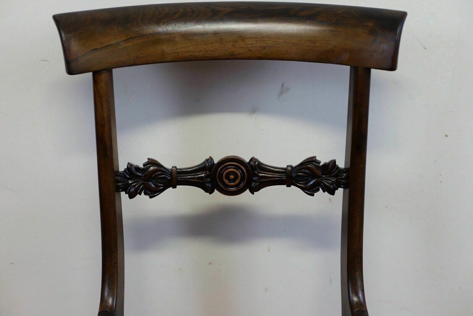 photo vinterior Beautiful Set Of Six William IV Rosewood Dining Chairs