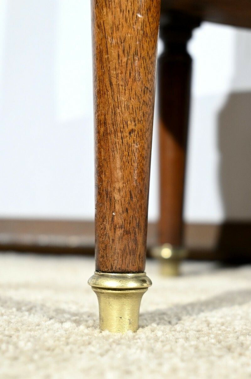 photo vintage Small Mahogany Drum Table, Louis XVI Style – Early 20th Century