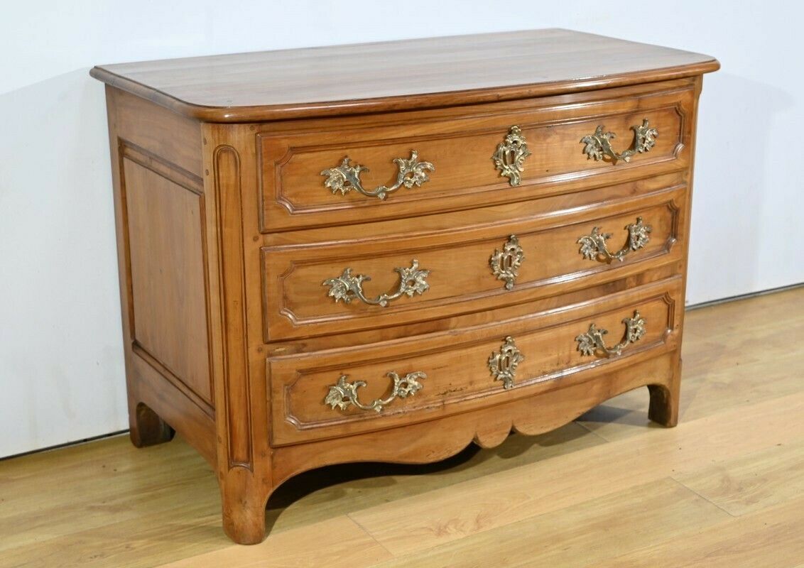 Solid Cherry Commode, Transition Louis XIV / Regency Period – Early 18th Century photo for sale