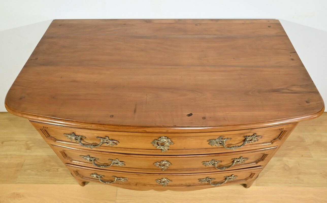Solid Cherry Commode, Transition Louis XIV / Regency Period – Early 18th Century photo vinterior