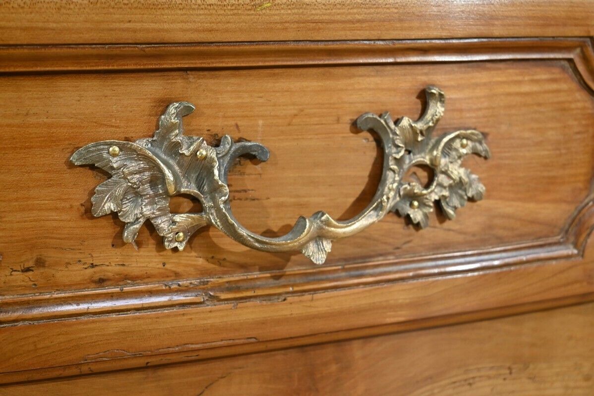 Furniture Solid Cherry Commode, Transition Louis XIV / Regency Period – Early 18th Century photo