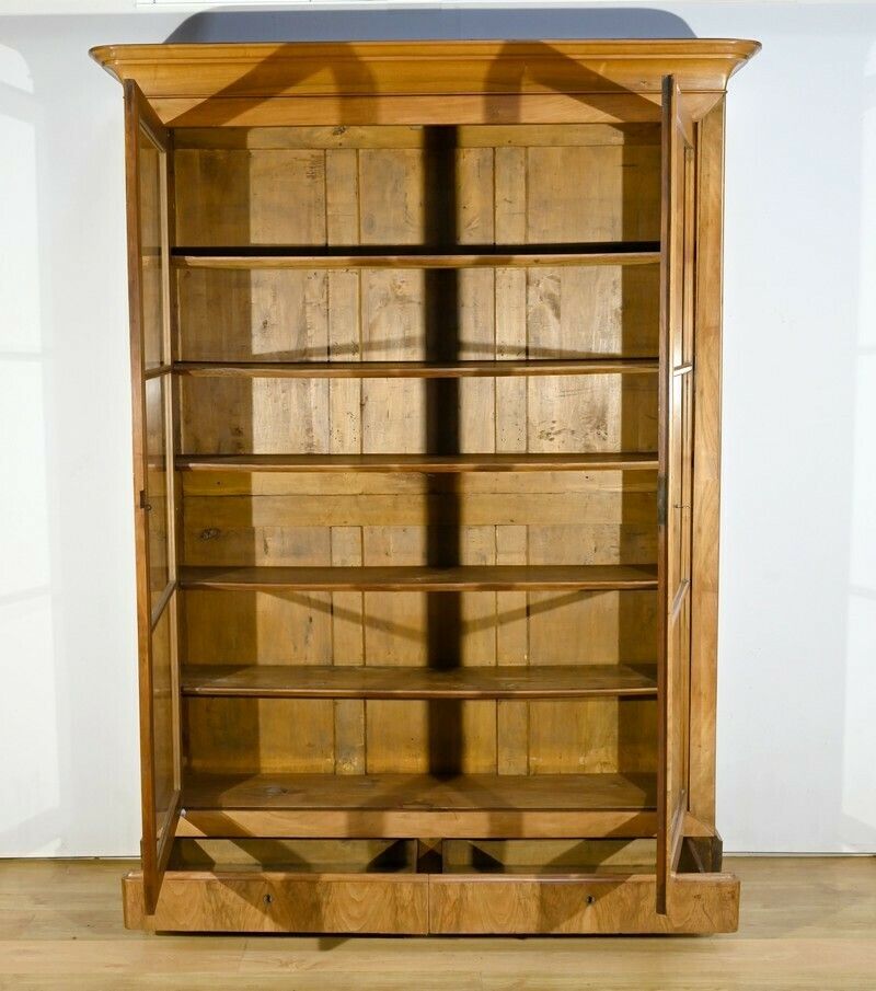 Important Property Library In Walnut, Restoration Period – Early 19th Century photo 6999.0161287