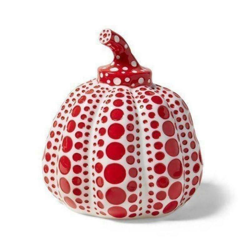 Yayoi Kusama Yayoi Kusama, Pumpkin Cast Resin Figure   Red, Yellow, 2015  2015 photo furniture