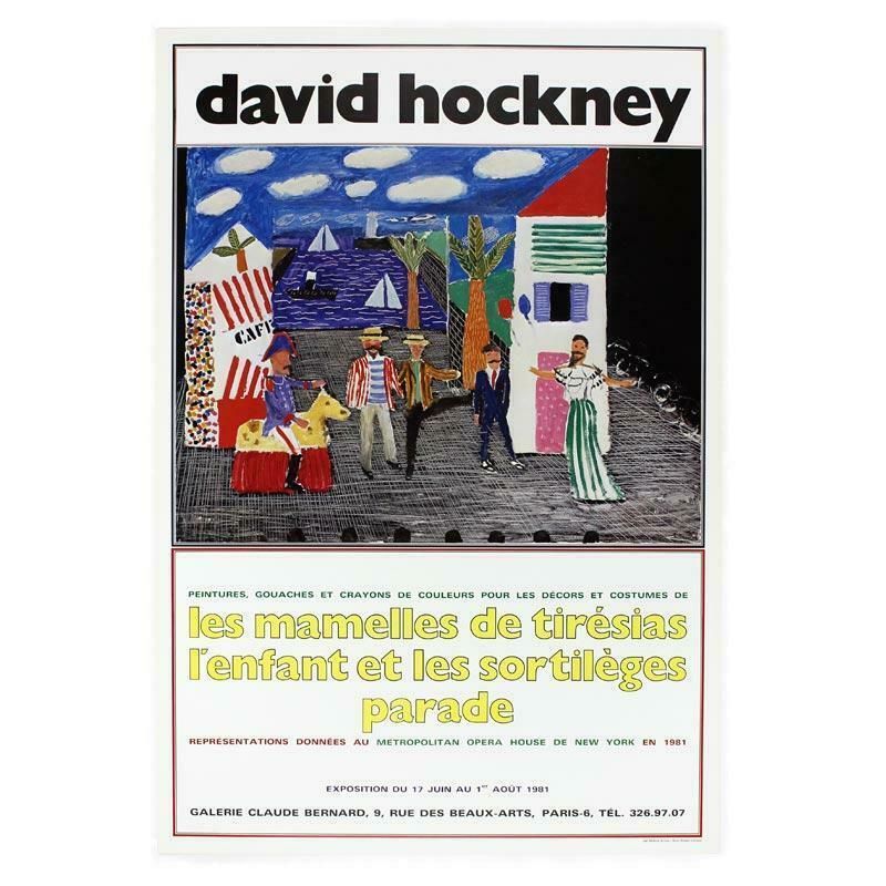 David Hockney 'Les Mamelles De Tiresias' By David Hockney 1981