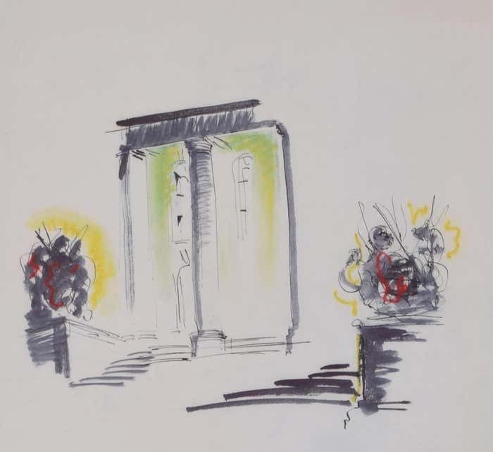 Proposal For St John's Smith Square Architectural Designs By Louis Osman Friba photo furniture
