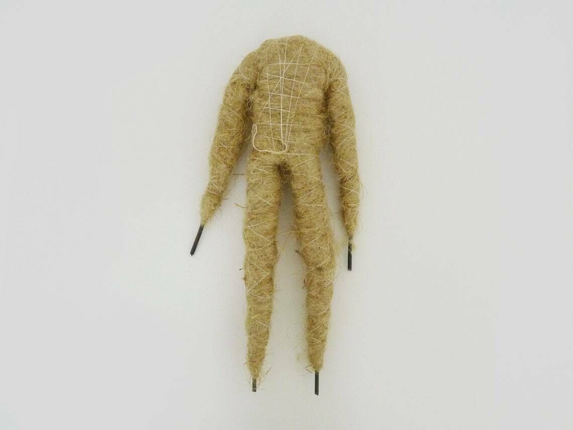 Wire And Hemp Body Neapolitan Nativity Figure