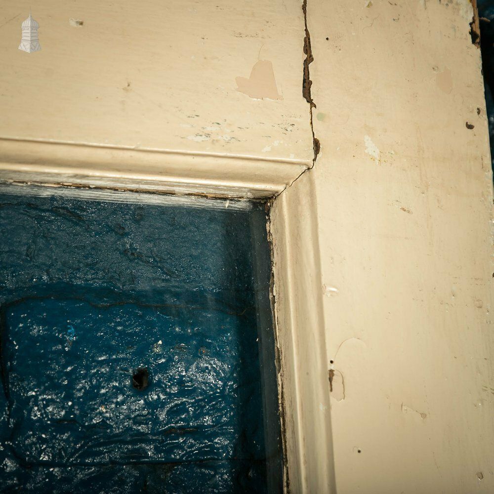 photo furniture 1930’s Glazed Door, 6 Over 2 With Distressed Paint Finish