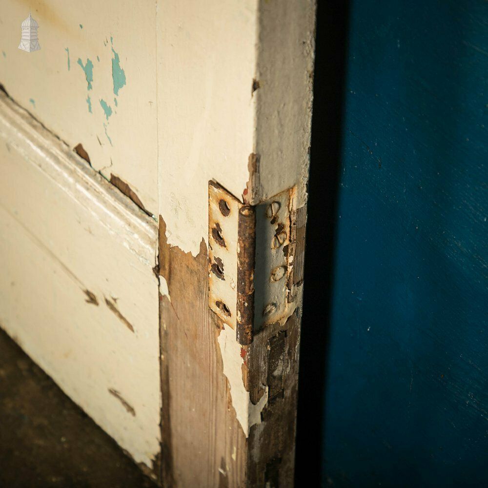 photo for sale 1930’s Glazed Door, 6 Over 2 With Distressed Paint Finish