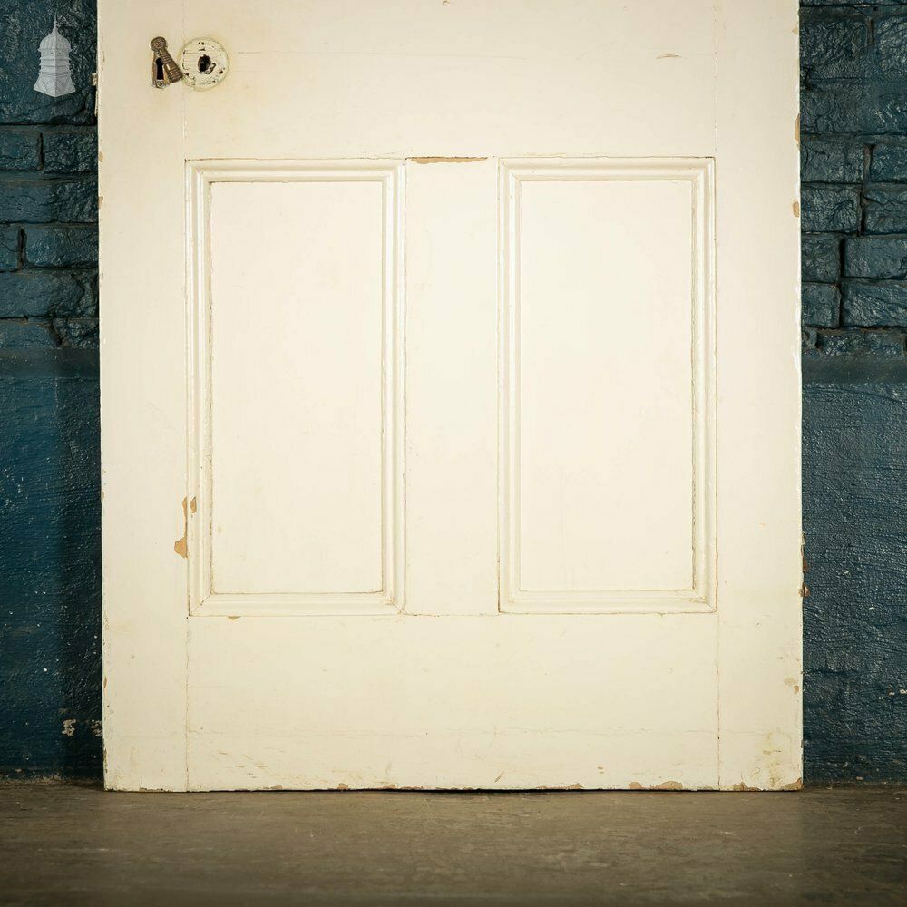 photo furniture Moulded Panelled Door, White Painted Pine