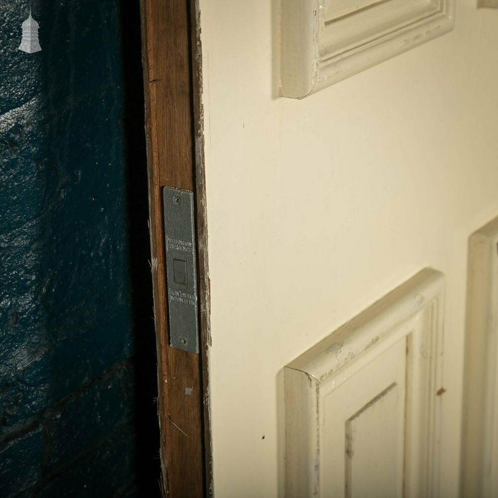 Heavy Fire Door With Mouldings On One Side To Create Panelled Appearance. photo for sale