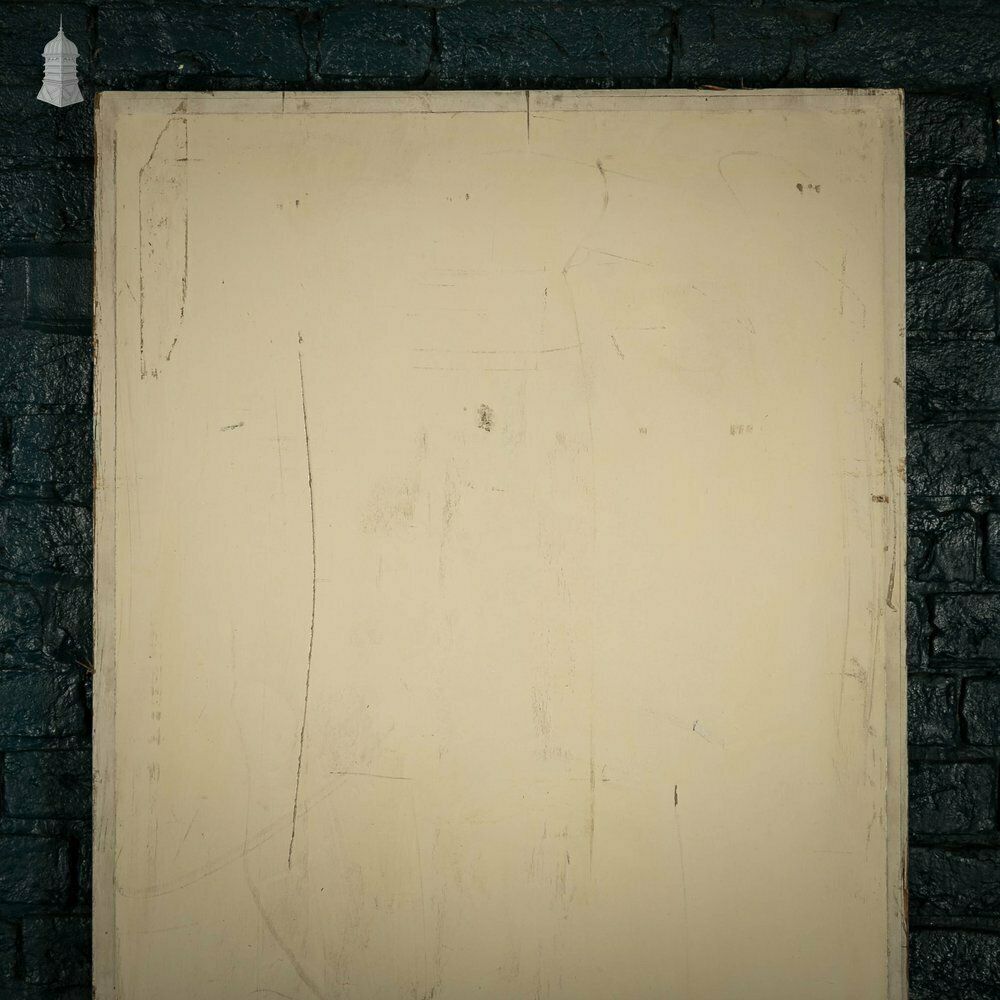 photo for sale Heavy Fire Door With Mouldings On One Side To Create Panelled Appearance.