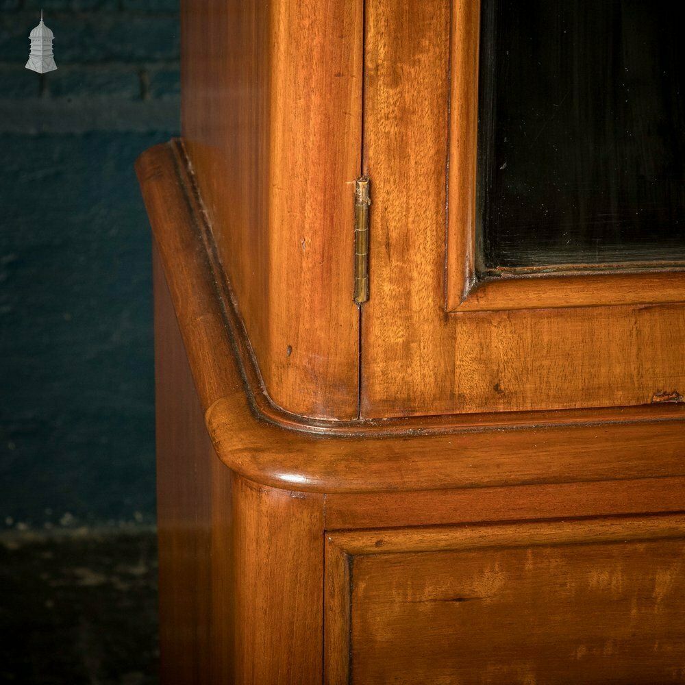 Mahogany Compactum Wardrobe, 19th C Mirrored Twin Chest Wardrobe photo buy