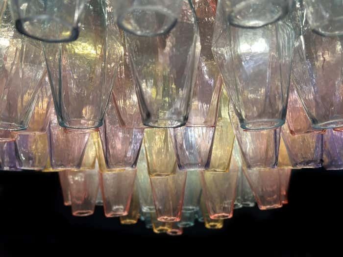 photo buy Spectacular Murano Glass Chandelier "Arlecchino" By Valentina Planta