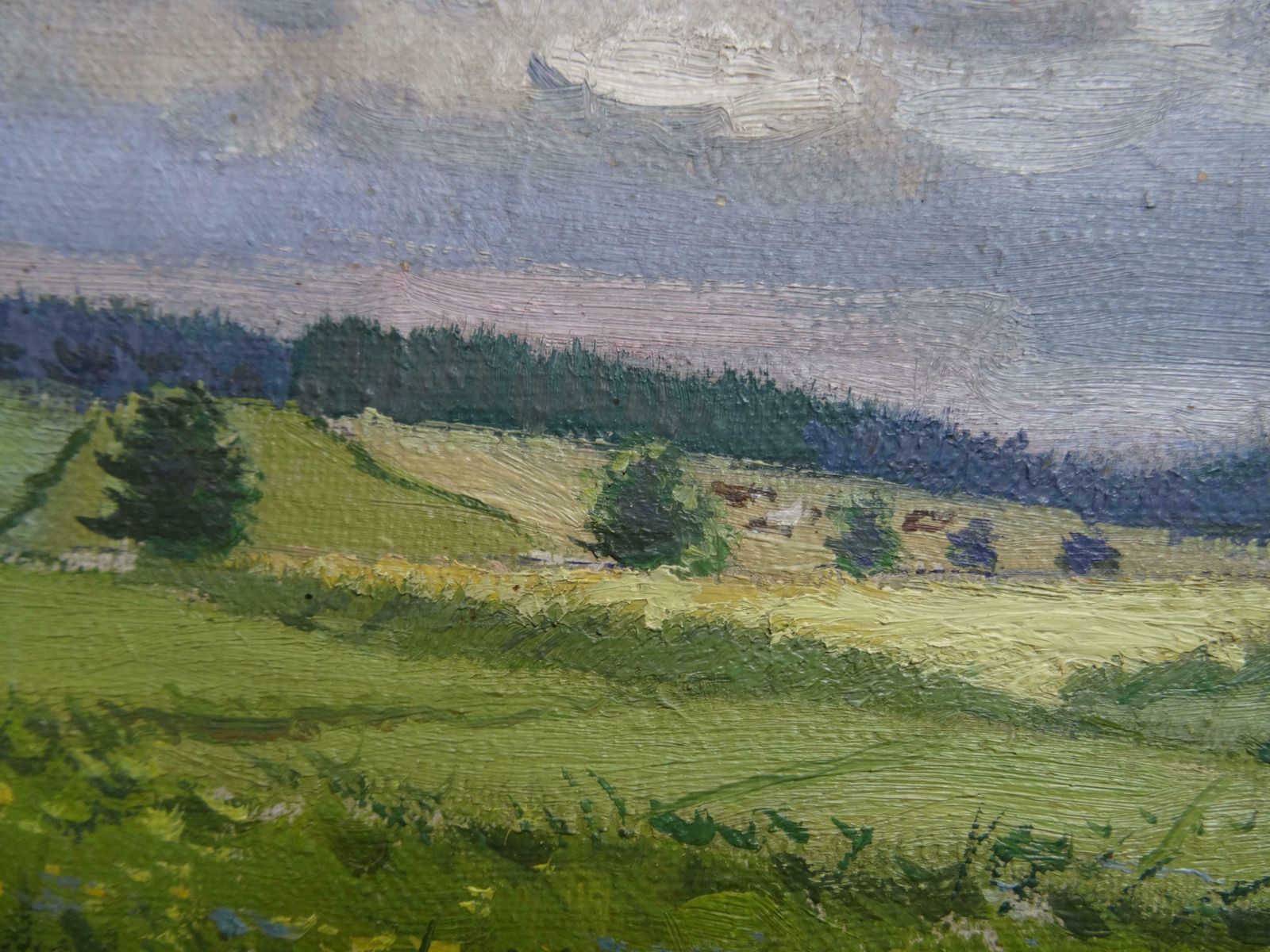 Olgerts Saldavs Harvest Time. Oil On Canvas. photo 420.0