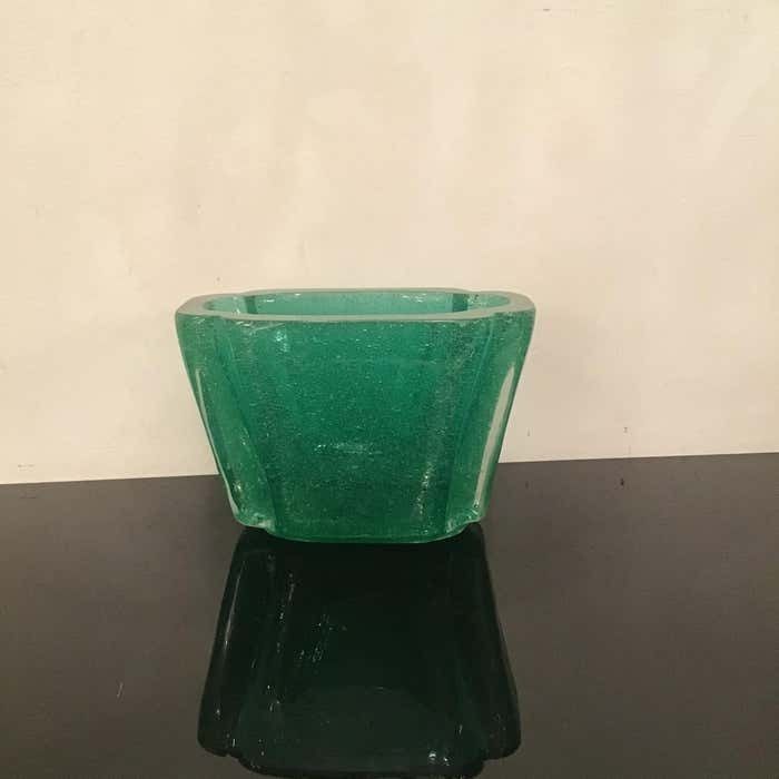 photo furniture Venini " Carlo Scarpa " Submerged Vase Centerpiece Murano Glass 1935 Italy