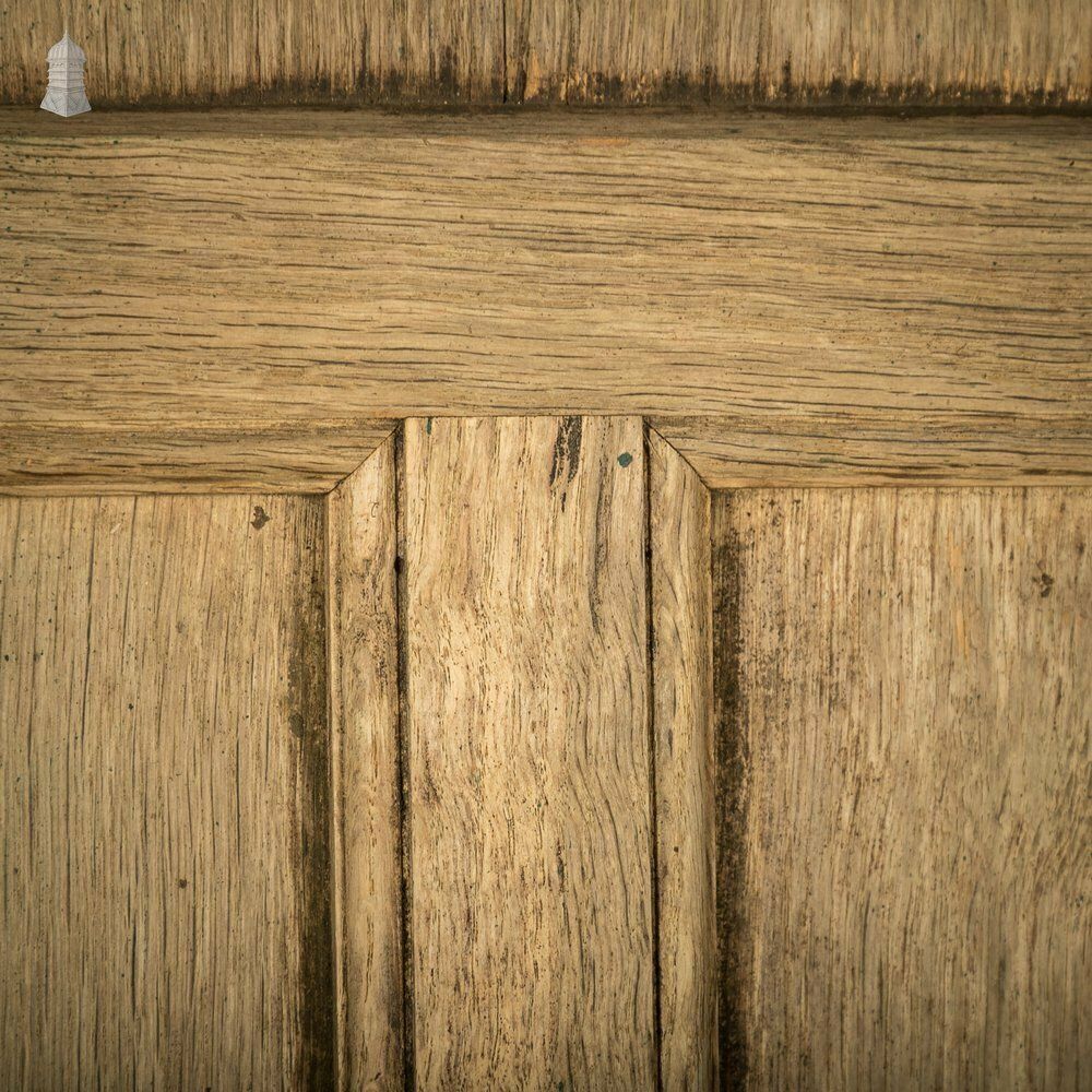 Solid Oak Framed Door, Veneered Panels With Visible Deterioration photo buy