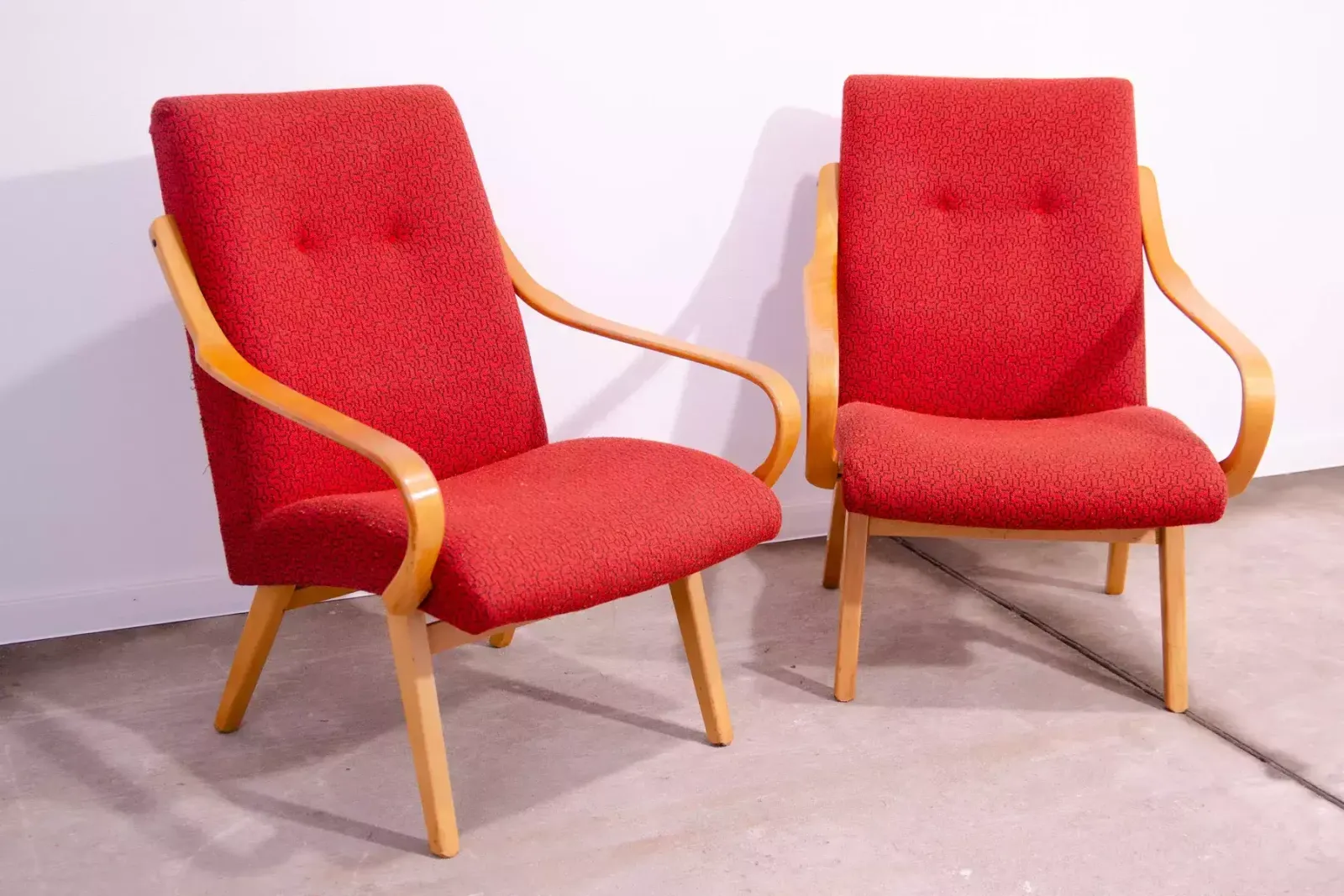Pair Of Midcentury Armchairs By Jaroslav šmídek For Jitona, 1960´S photo furniture