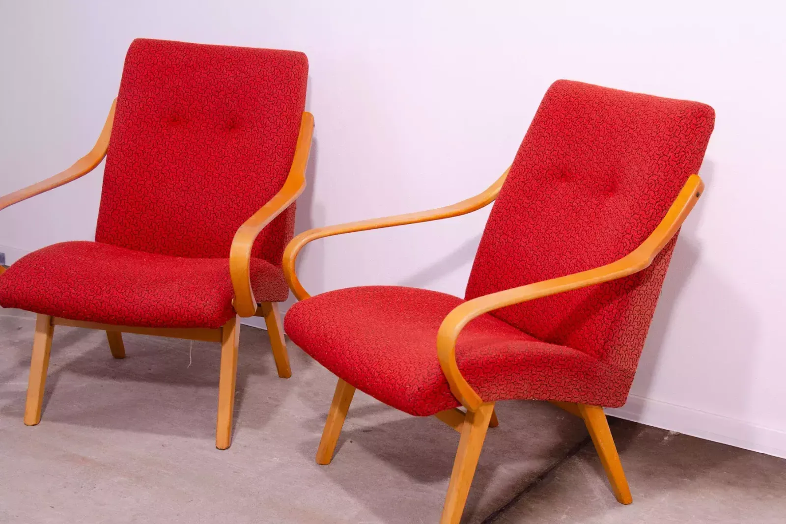 Pair Of Midcentury Armchairs By Jaroslav šmídek For Jitona, 1960´S photo vinterior