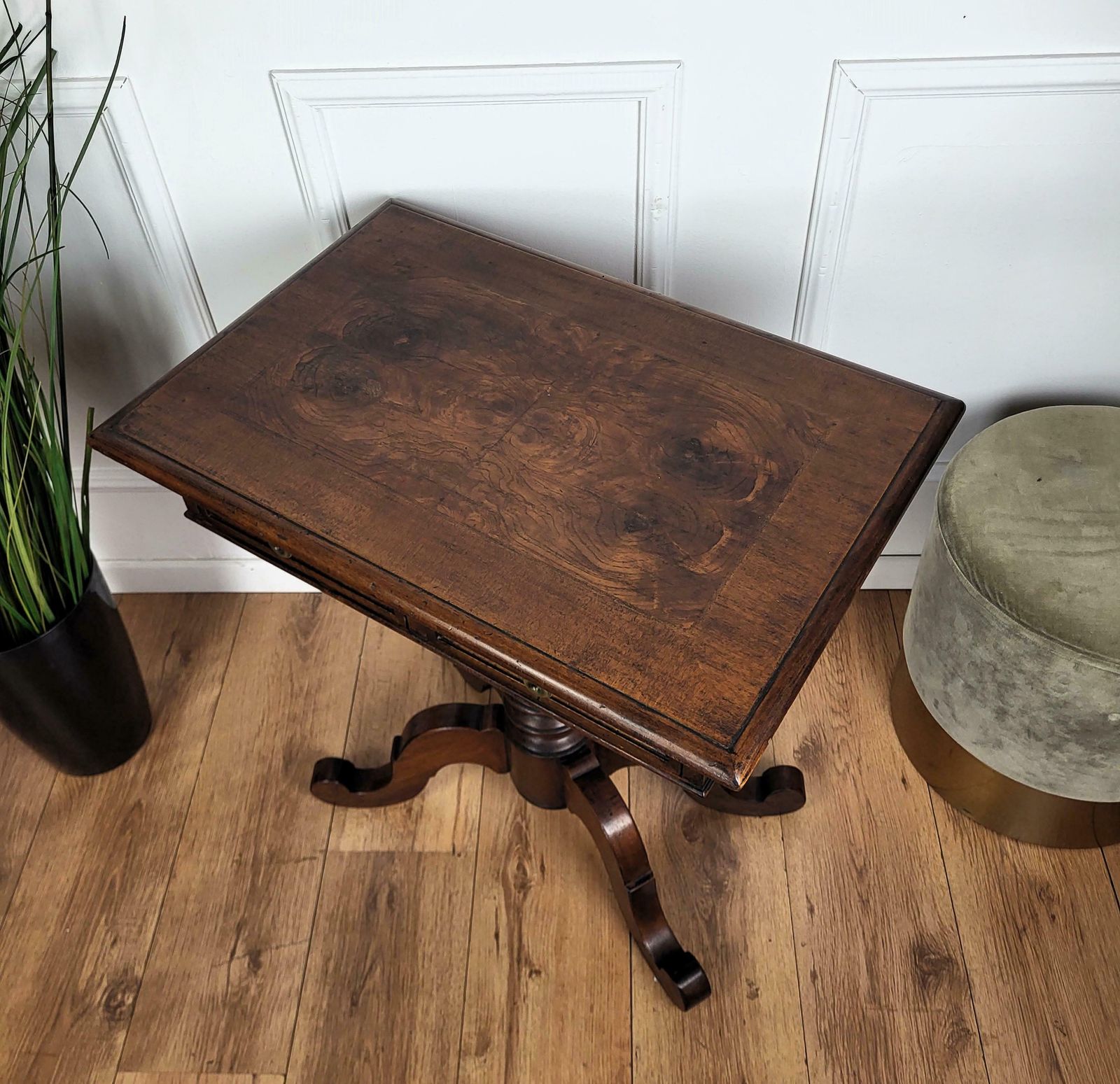 Antique Italian Walnut Side Table photo buy