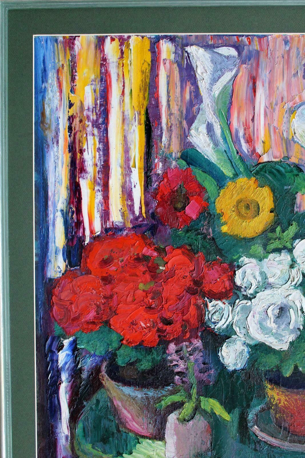Dmitry Panichev Flowers. Cardboard, Oil photo buy