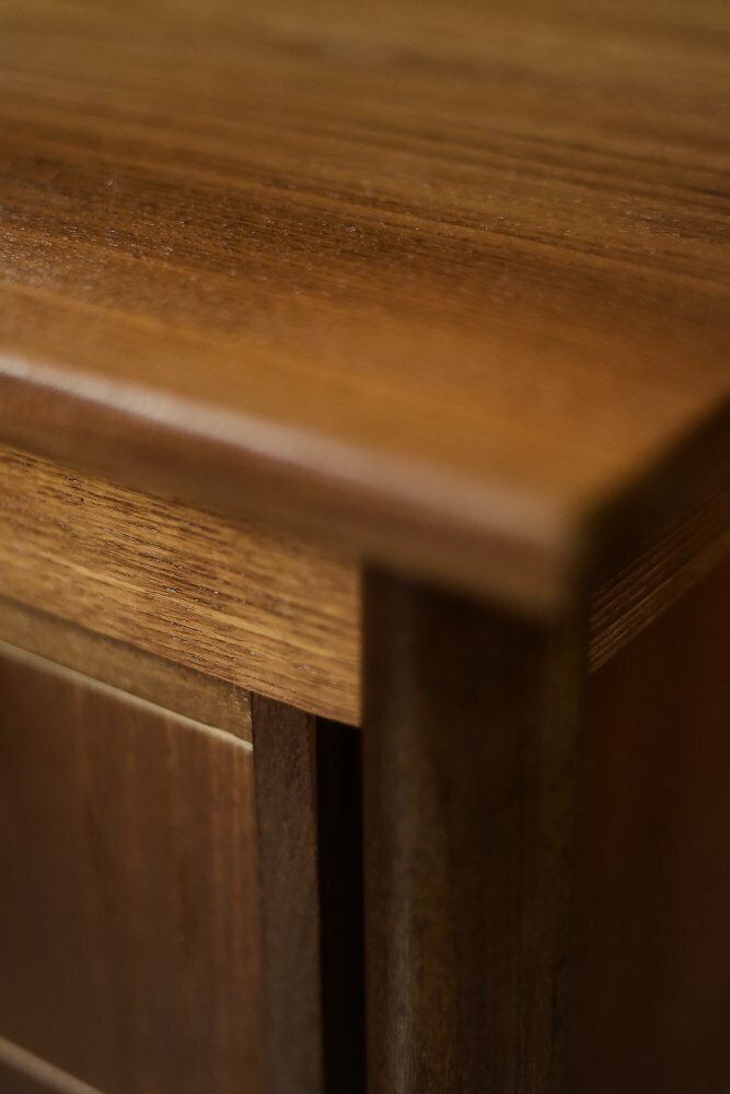 Vintage Scandinavian Teakhouten Bureau Met Lades, Jaren 1960 photo furniture