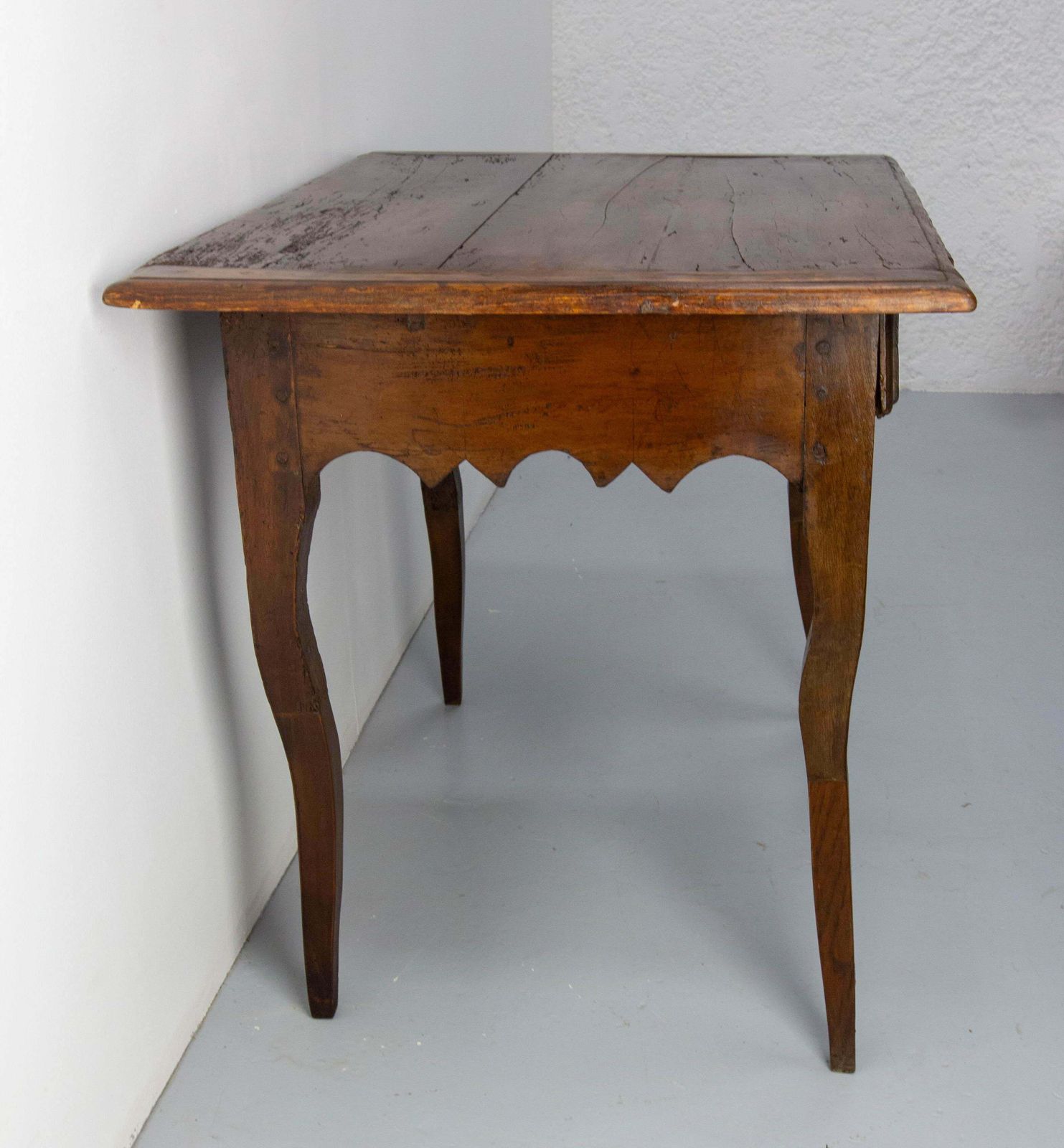 French 18th Century Poplar & Oak Writing Table Louis XV Period photo for sale