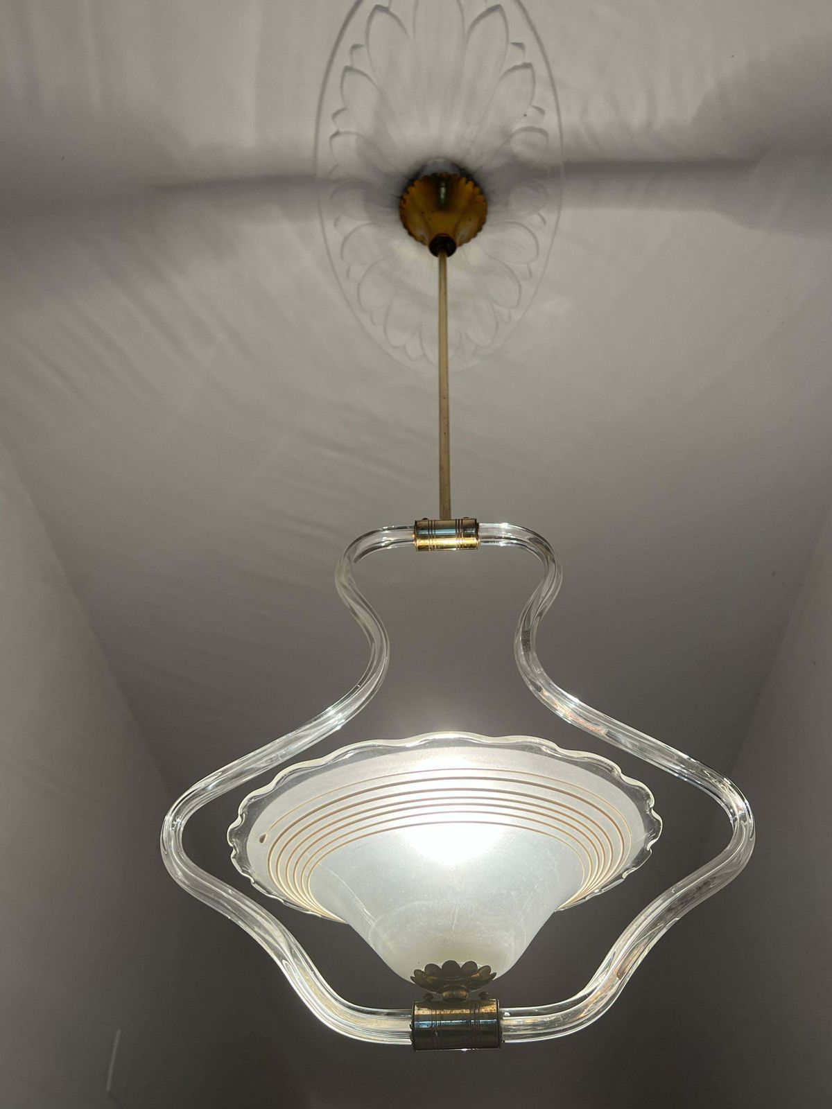 photo furniture Chandelier By Barovier & Toso, Murano, 1950s