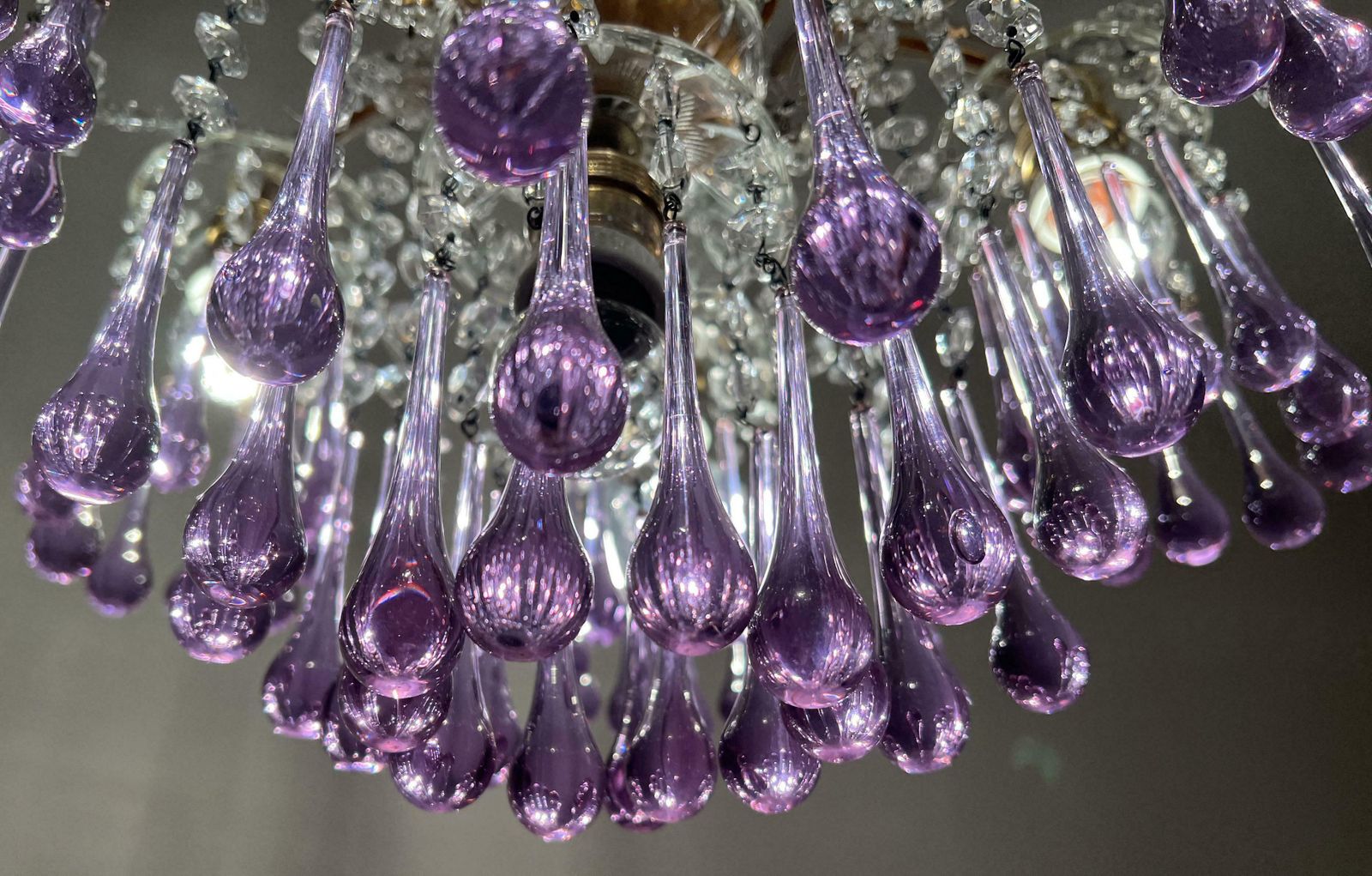 Liz Taylor's Tears Murano Chandelier 1950s photo buy