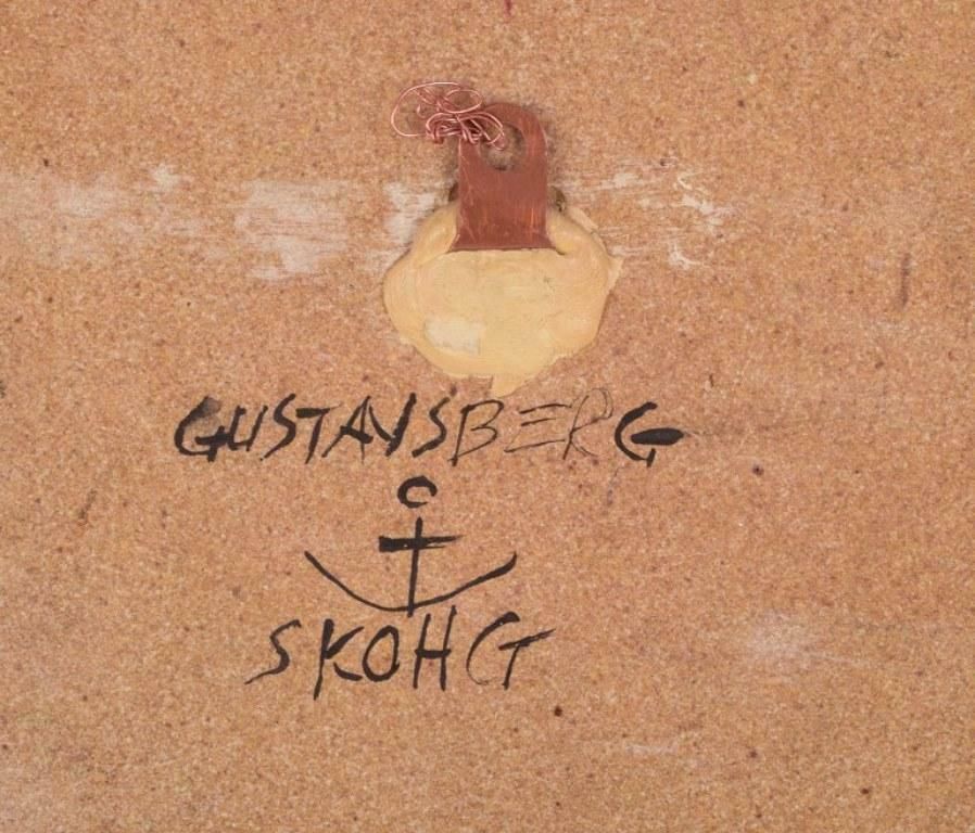 Börje Skogh For Gustavsberg, Sweden. Unique Stoneware Wall Plaque. photo buy