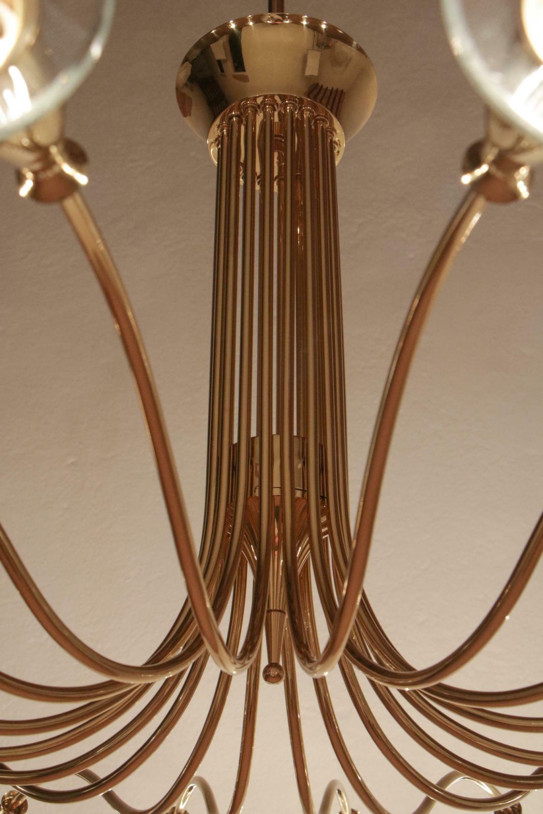 Italian Mid Century 18 Lights Chandelier Attributed To Angelo Lelii For Arteluce photo furniture