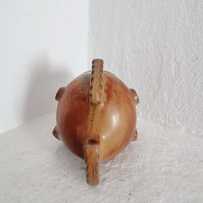 Gunnar Nylund, Ceramic Sculpture/Vase/Bowl, Shape Of Fish, Scandinavian Modern photo vinterior