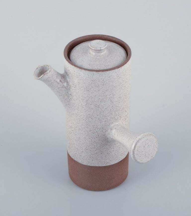 Aage Rasmus Selsbo, Danish Ceramic Artist. Teapot And Coffee Pot In Stoneware photo 324.0