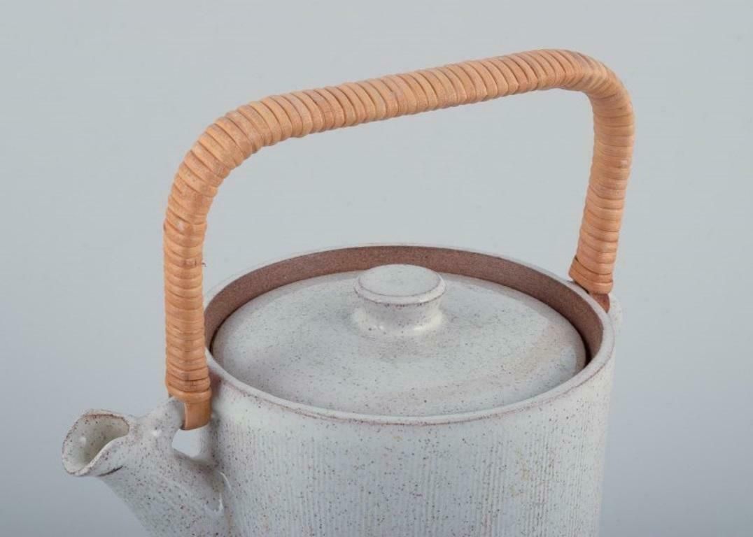Aage Rasmus Selsbo, Danish Ceramic Artist. Teapot And Coffee Pot In Stoneware photo buy