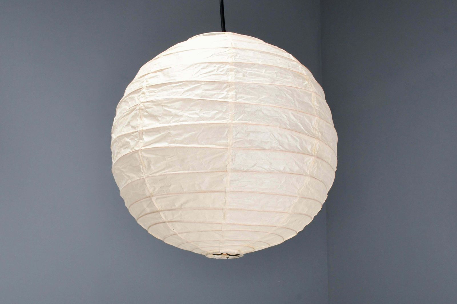 Early And Rare 40d Akari Pendant By Isamu Noguchi For Ozeki, 1950s photo Lighting