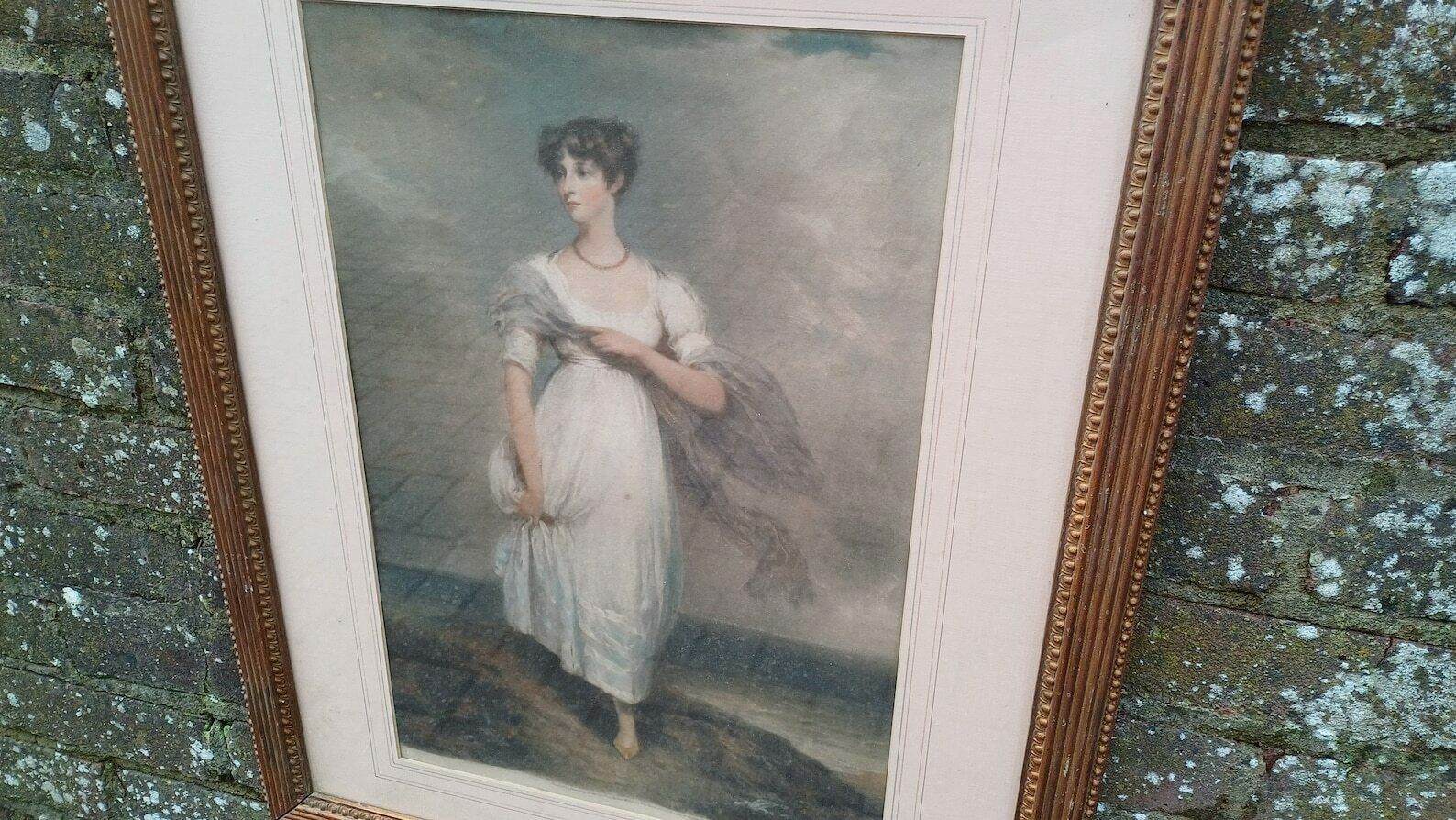 photo furniture Large Top Quality Vintage Original Signed Norman Hirst Print Of A Fine Lady.