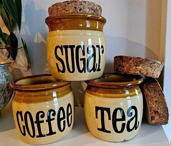 Perfect Trio Of 1960's/1970's Earthenware Storage Jars By Tg Green Ltd photo furniture
