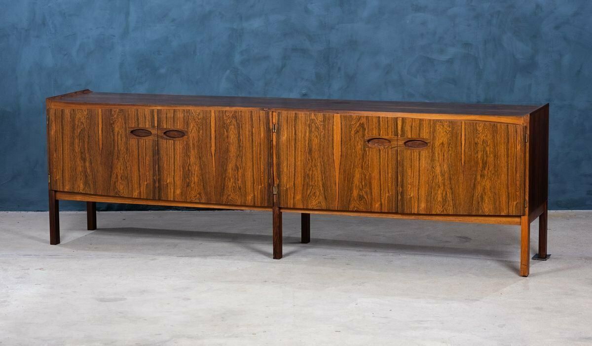 Mid Century Danish Rosewood Credenza By Arne Hovmand Olsen For Mogens Kold Møbelfabrik, 1960s photo furniture