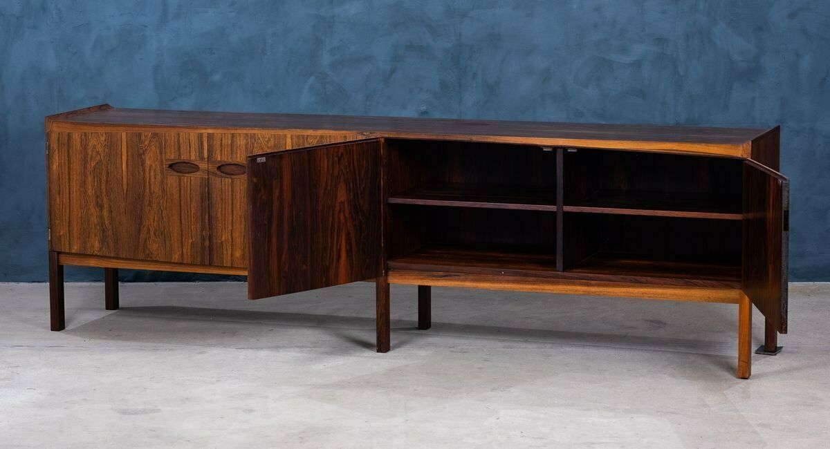 Mid Century Danish Rosewood Credenza By Arne Hovmand Olsen For Mogens Kold Møbelfabrik, 1960s photo for sale
