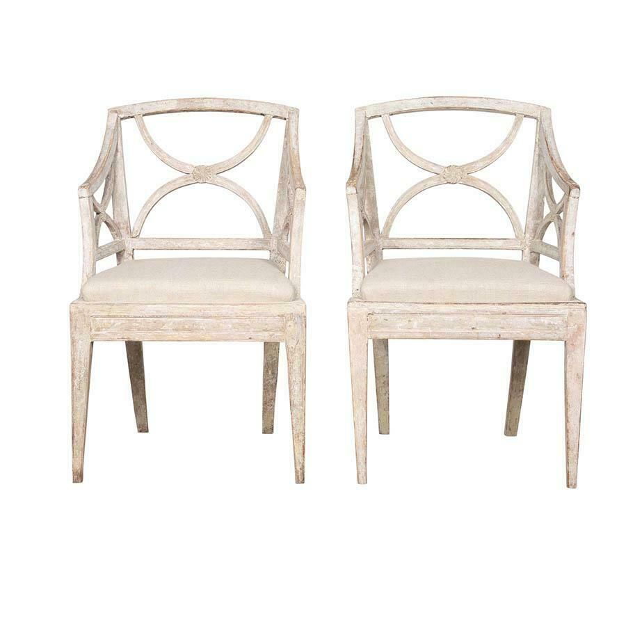 Pair Of 19th Century Gustavian Bellman Chairs photo buy