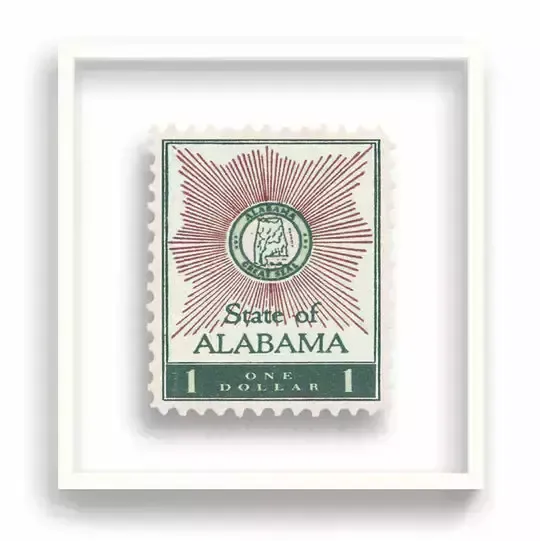 Guy Gee, Alabama Stamp,