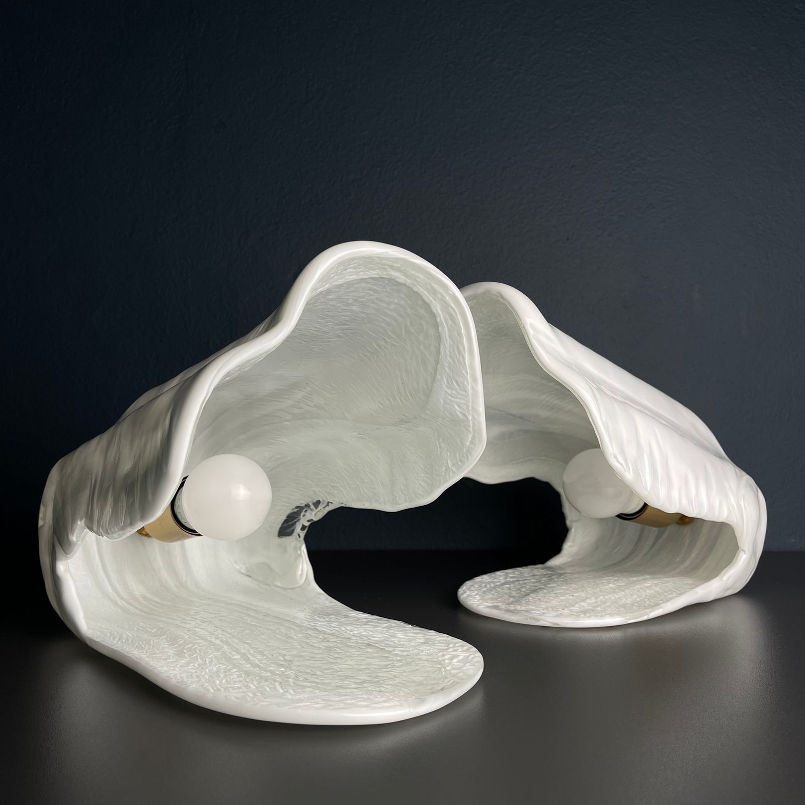 Oyster Murano Table Lamp By La Murrina Italy 1970s Set Of 2 photo 3300.0