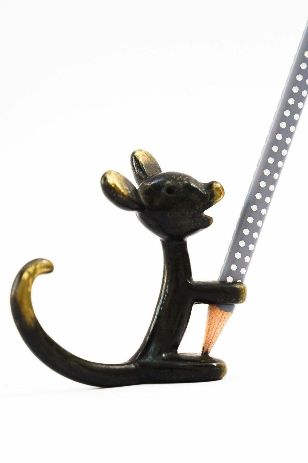 Pen Holder By Walter Bosse Shows A Mouse Around 1950s photo 245.0