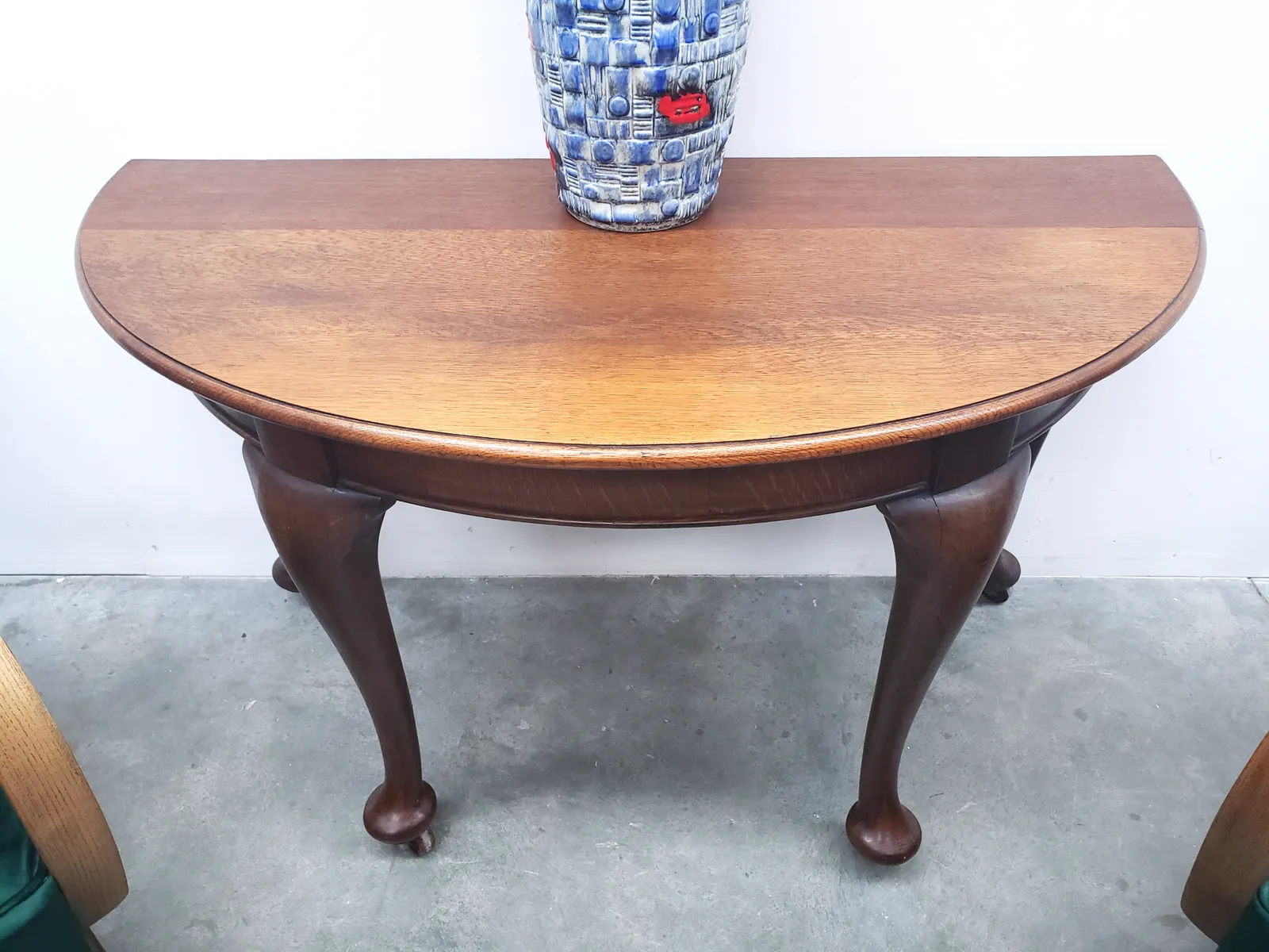 George III Antique Demi Lune Table photo Furniture