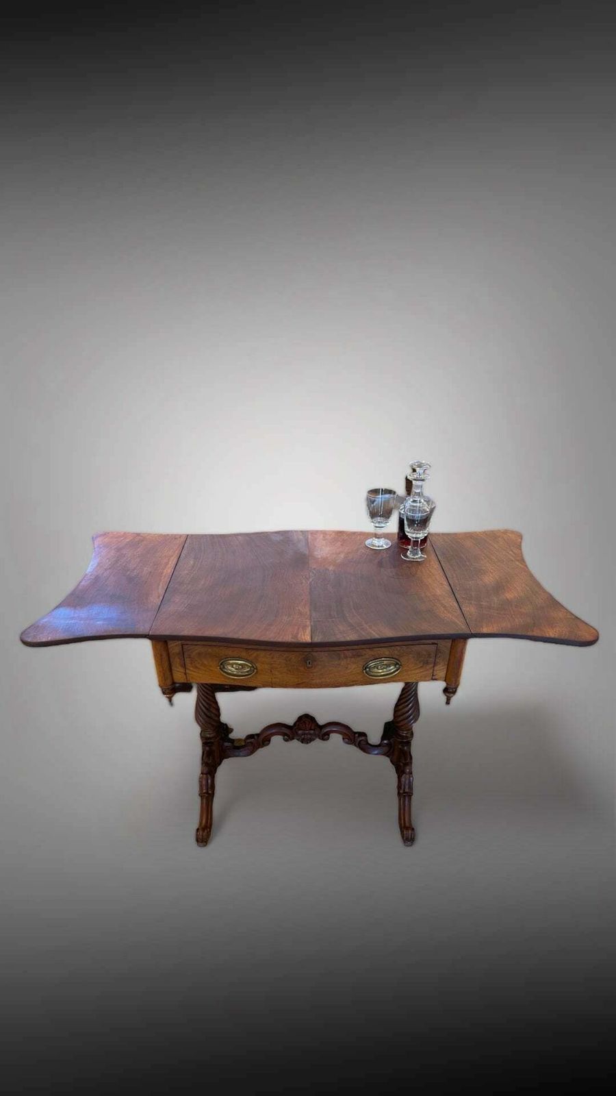 Antique Georgian William IV Mahogany Wine/Side/Sofa Table Circa 1820 photo furniture