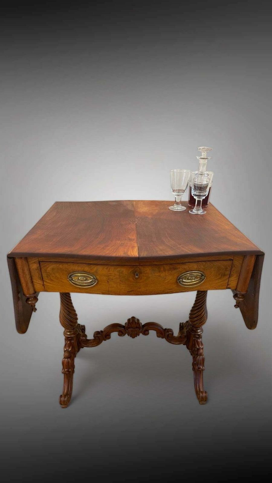 Antique Georgian William IV Mahogany Wine/Side/Sofa Table Circa 1820 photo for sale
