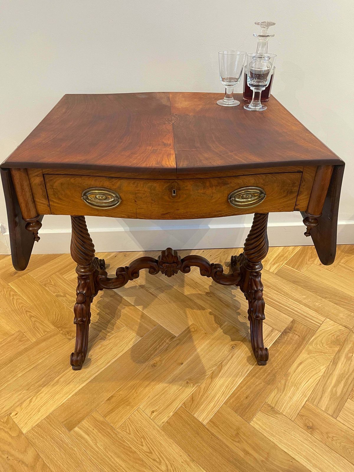 Antique Georgian William IV Mahogany Wine/Side/Sofa Table Circa 1820 photo Furniture