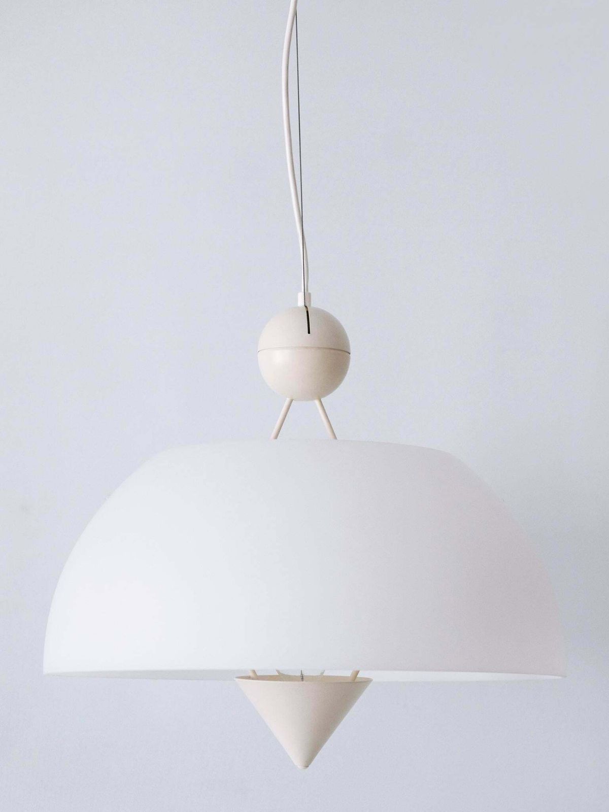 Rare & Elegant Mid Century Modern Pendant Lamp Or Hanging Light Italy 1970s photo buy