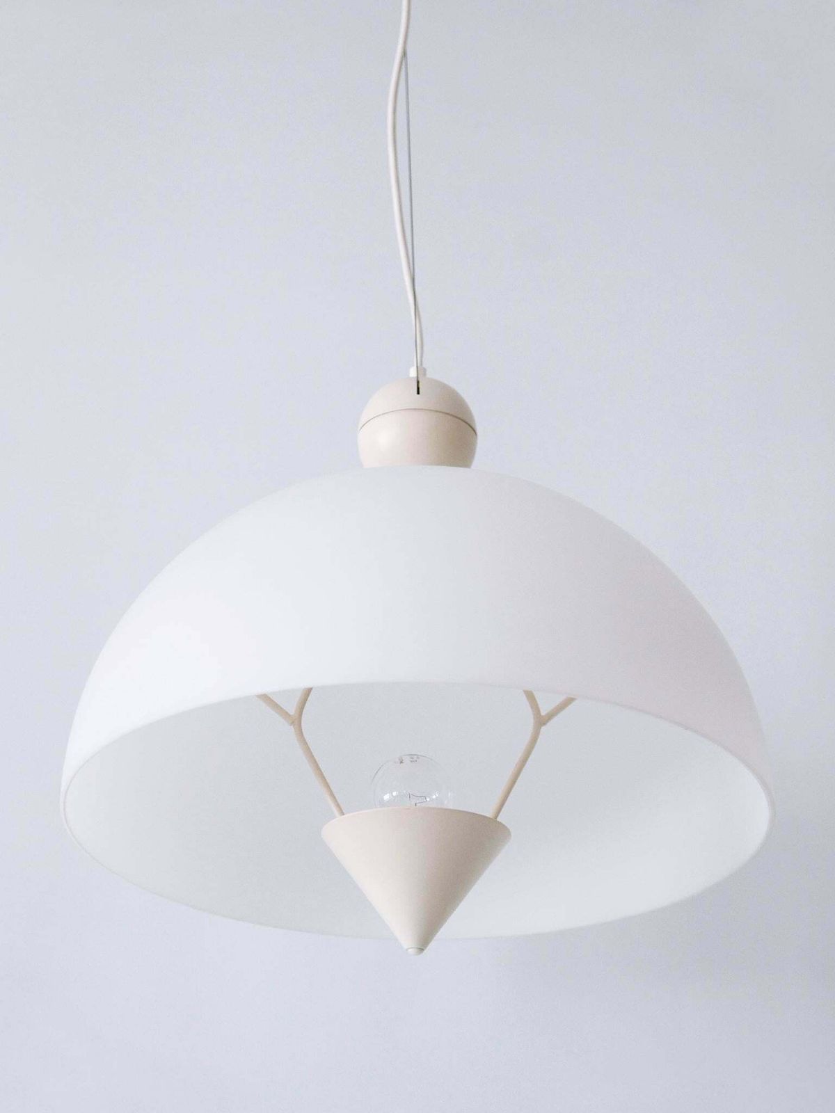 photo buy Rare & Elegant Mid Century Modern Pendant Lamp Or Hanging Light Italy 1970s