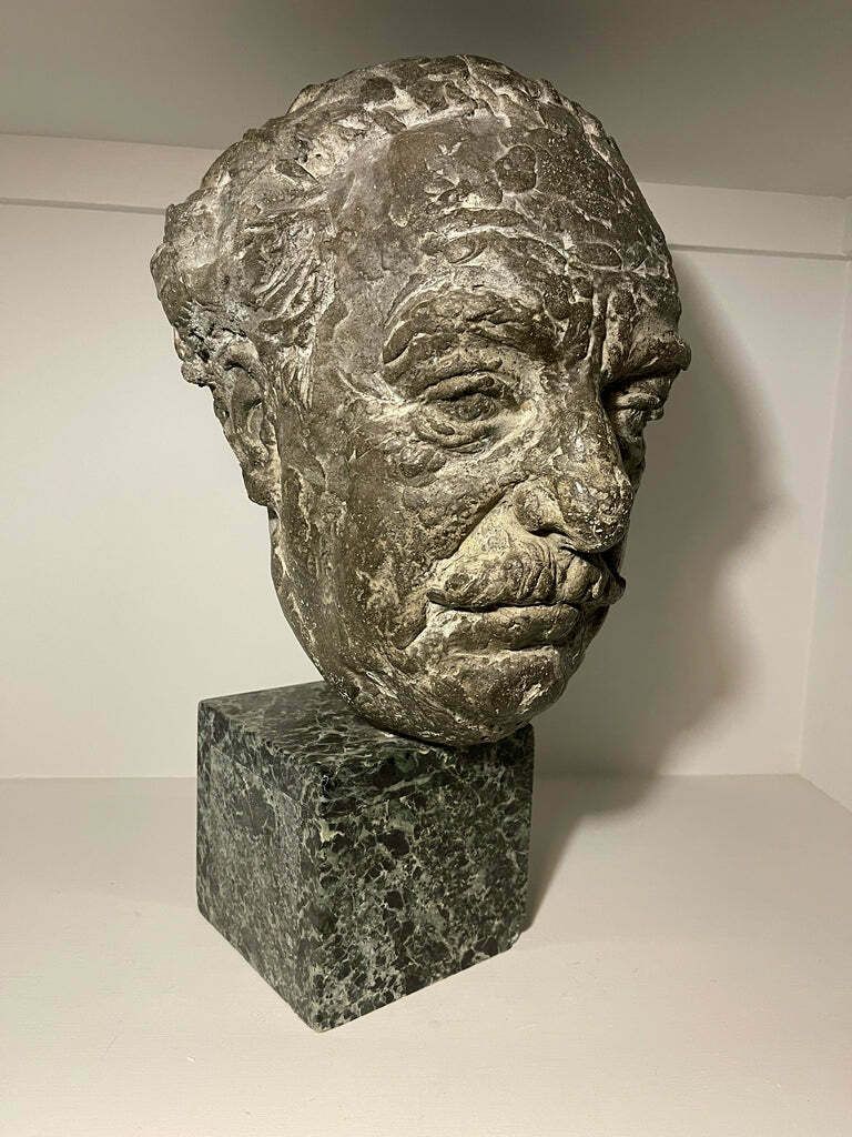 A Unique & Exceptional Decorative Bust Of DR Dyson By The Highly Sought After Sculptor Josef Belsky Royal British Society Of Sculptors